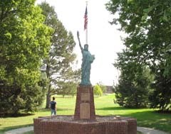 Statue at War Memorial Park Complex
